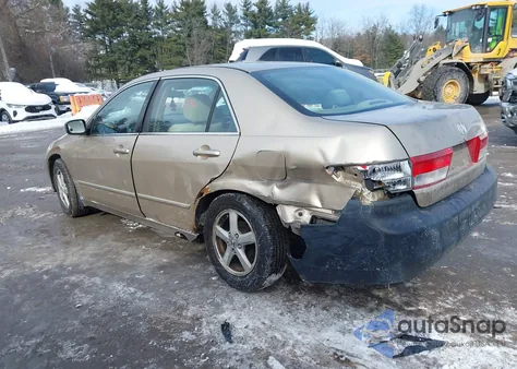 2004 Honda Accord 2.4 Ex z USA, uszkodzony, nr VIN 1HGCM56674A119255